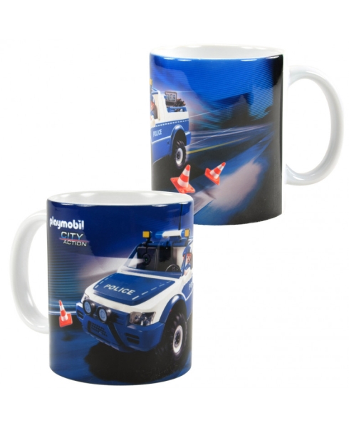 Playmobil 0127526 - Tasse "Police", ca. 320 ml, Keramik